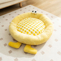 HKM-7282749 Cozy Thickened Plush Sleeping Mat for Pets - Ideal Dog and Cat Bed Nest