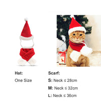 HKM-7282877 Small Christmas Pet Tiara with Adjustable Rabbit Hair Headband and Cotton Hat