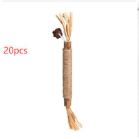 HKM-7283901 Catnip Teething Sticks for Cats - Set of 3 Sisal Pet Toys in Various Sizes