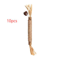HKM-7283901 Catnip Teething Sticks for Cats - Set of 3 Sisal Pet Toys in Various Sizes