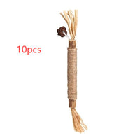HKM-7283901 Catnip Teething Sticks for Cats - Set of 3 Sisal Pet Toys in Various Sizes