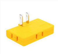 HKM-728467 180-Degree Rotatable Ultra-Thin Wireless Converter with Three Power Sockets