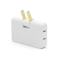 HKM-728467 180-Degree Rotatable Ultra-Thin Wireless Converter with Three Power Sockets