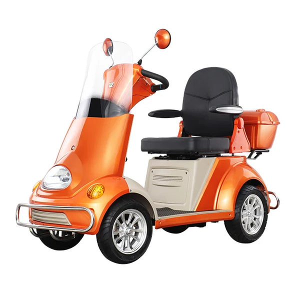 HKM-9728467 4-Wheel Mobility Scooter 1000W Motor 48V 20Ah Battery 31 mi Range 15.5 mph Speed, Brushless Motor, Quiet & Smooth Ride