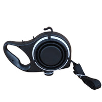 HKM-7285053 Portable Multifunctional Pet Leash with Water Bottle Holder, Durable ABS and PP Material, Ideal for Dogs