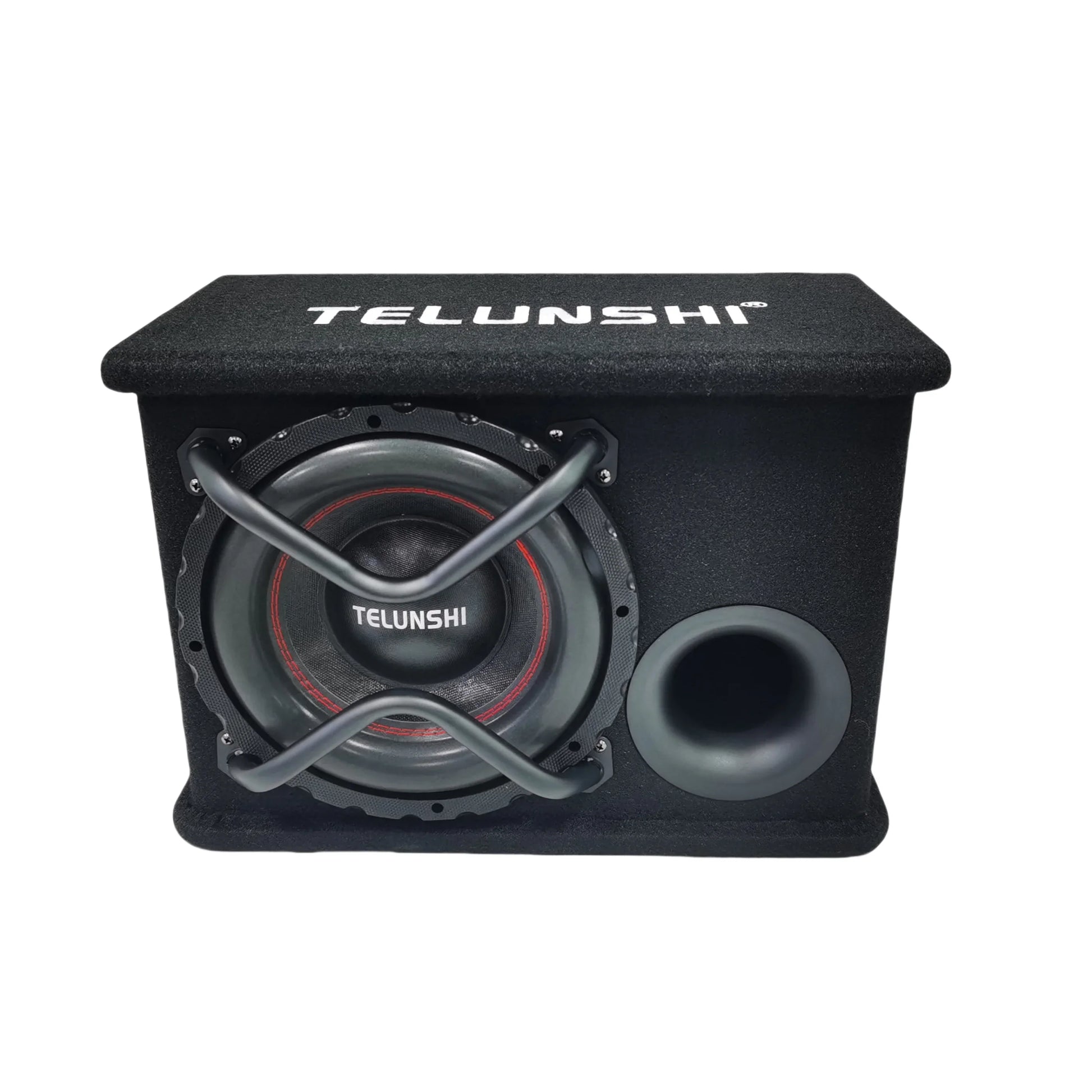 HKM-728595 10 Inch Dual Magnet Car Subwoofers with Built-in Amplifier for Truck and Car Audio Systems