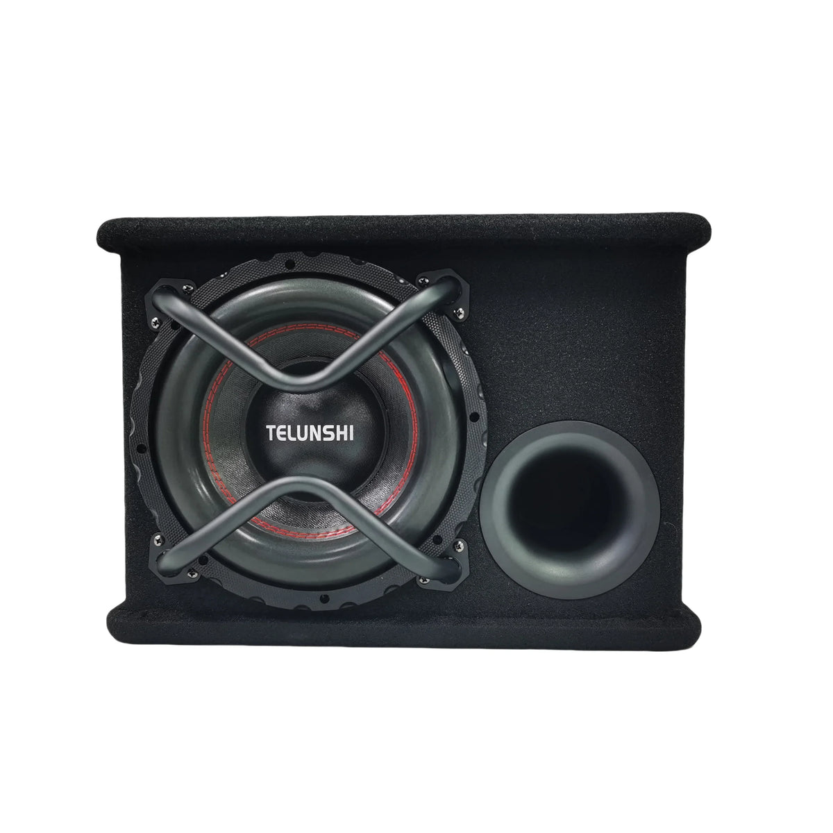 HKM-728595 10 Inch Dual Magnet Car Subwoofers with Built-in Amplifier for Truck and Car Audio Systems