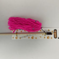 HKM-7286077 Wooden Cat Teaser Wand with Natural Wool Ball