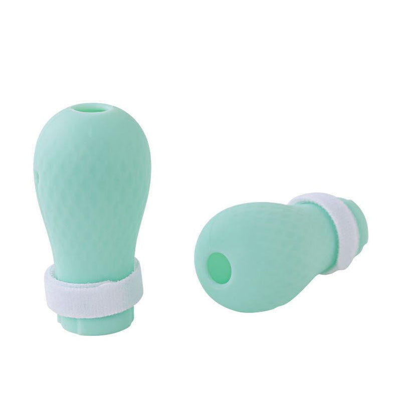HKM-728659 Silicone Cat Paw Covers for Medicine, Bathing, Nail Trimming, Anti-Bite and Anti-Scratch - Green