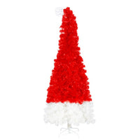 HKM-728723 6FT Artificial Christmas Tree with Clear LED Lights for Holiday Decor