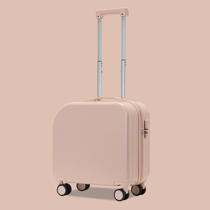 HKM-728979 Kids Mini Travel Trolley Suitcase with Phone Holder - Lightweight and Portable Travel Bag