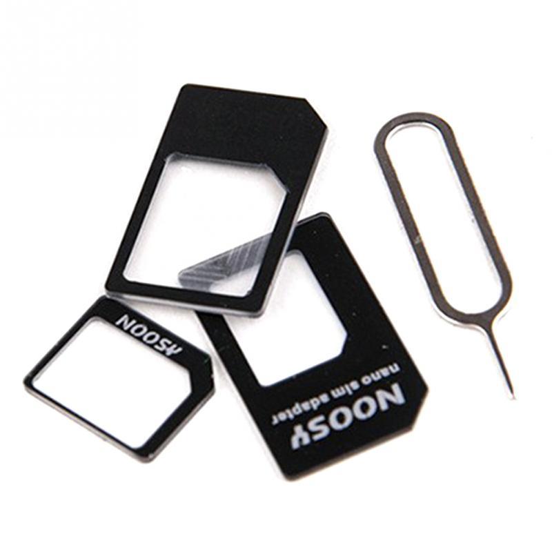 HKM-728979 Three-Piece SIM Card Set – Durable PC Material in Black and White
