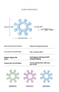 HKM-7290685 Interactive Flywheel Dog Frisbee Toy for Engaging Playtime and Stronger Bonds