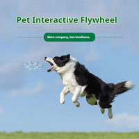 HKM-7290685 Interactive Flywheel Dog Frisbee Toy for Engaging Playtime and Stronger Bonds
