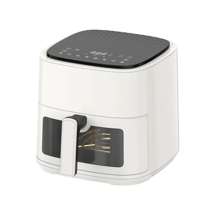 HKM-729171 Oil-Free Digital Air Fryer with One-Touch Control and Presets for Convenient Home Cooking