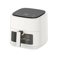 HKM-729171 Oil-Free Digital Air Fryer with One-Touch Control and Presets for Convenient Home Cooking