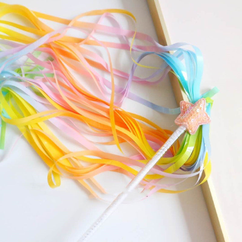 HKM-7291837 Feather Fairy Tassel Play Set for Cats - Colorful Designs with Sound, 30-40cm Length