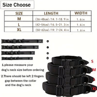 HKM-7292477 Durable Military Tactical Dog Collar with Control Handle for Medium and Large Breeds