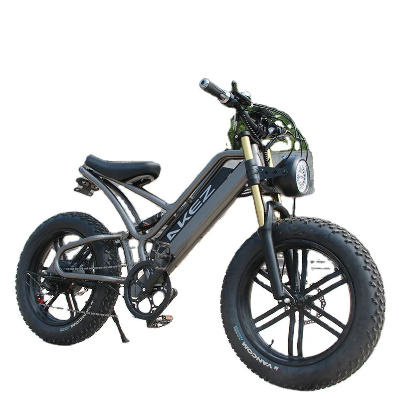 HKM-729299 20 Inch Electric Off-road Fat Tire E-Bike, 48V 17.5AH Aluminum Frame, 30-50 km/h Max Speed