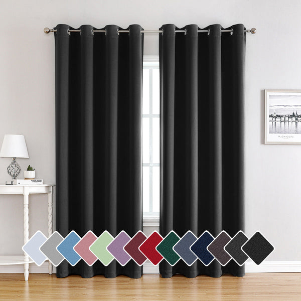 HKM-729299 Modern Simple High Precision Shading Curtain, Various Colors & Sizes Available
