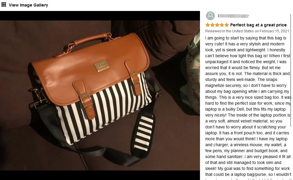HKM-729299 Stylish PU Leather Waterproof Laptop Bag for Office Use - Tote Messenger Briefcase