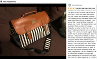 HKM-729299 Stylish PU Leather Waterproof Laptop Bag for Office Use - Tote Messenger Briefcase