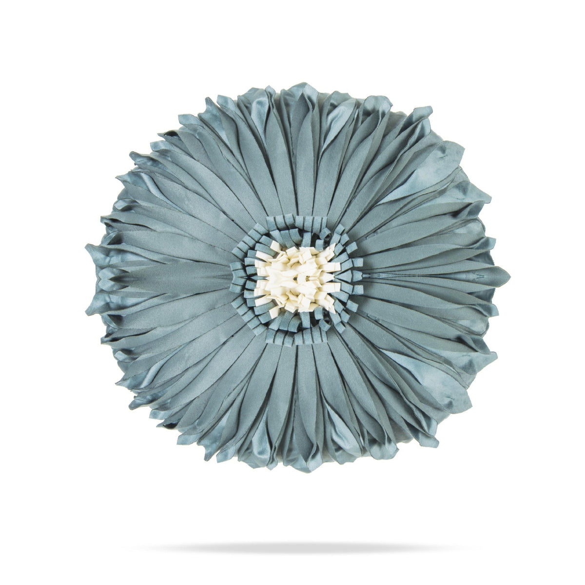 HKM-729427 Light Luxury Round Chrysanthemum Pillow Cover in Multiple Colors, Dutch Velvet with PP Cotton Filling, 45cm Diameter