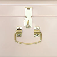HKM-729491 Metal-Accented Storage Trunk Box for Organised Home Storage Solutions