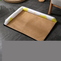 HKM-7295037 Summer Pet Nest and Cooling Mat - Double-Sided Lemon & Dinosaur Designs, Available in S, M, L