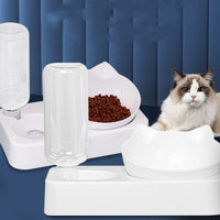HKM-7296957 Anti-Tipping Dog and Cat Food Bowls - Plastic, Small & Large Sizes Available