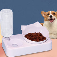 HKM-7296957 Anti-Tipping Dog and Cat Food Bowls - Plastic, Small & Large Sizes Available