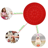 HKM-7297597 Food Grade Silicone Dog Licking Pad for Treats and Anxiety Relief, Ideal for Dogs