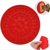 HKM-7297597 Food Grade Silicone Dog Licking Pad for Treats and Anxiety Relief, Ideal for Dogs