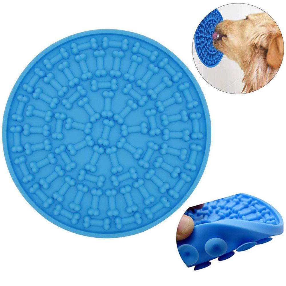 HKM-7297597 Food Grade Silicone Dog Licking Pad for Treats and Anxiety Relief, Ideal for Dogs
