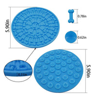 HKM-7297597 Food Grade Silicone Dog Licking Pad for Treats and Anxiety Relief, Ideal for Dogs