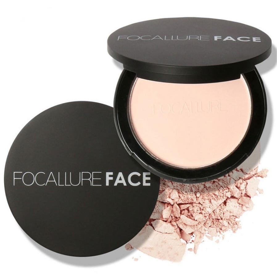 HKM-729811 Natural Bridge Pressed Face Makeup Powder - 3 Shades Available, UV Protection, Smooth Finish