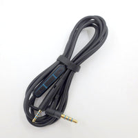 HKM-729939 Audio Cable for QC25, QC35, OE2, LIVE2 Headsets - 1.2m Oxygen-Free Copper Wire, Available in Blue and Black