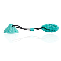 HKM-7300029 Suction Cup Dog Toy Ball for Molar Teeth Cleaning and Playtime