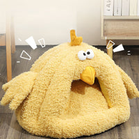 HKM-7300797 Cozy Cold-Proof Cat Nest for Fall and Winter - Available in Medium and Large Sizes