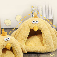 HKM-7300797 Cozy Cold-Proof Cat Nest for Fall and Winter - Available in Medium and Large Sizes