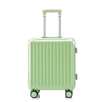 HKM-730131 Mini Green Trolley Suitcase for Kids - Durable and Lightweight Hard Shell Travel Luggage