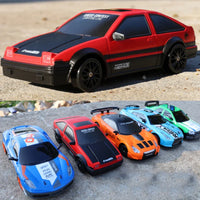 HKM-730195 1/24 Scale RC Electric Drift Racing Car, 4WD Remote Control Simulation Toy for Kids and Adults