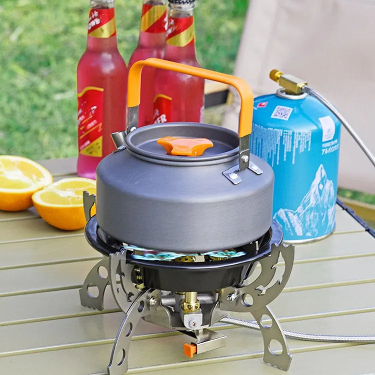HKM-730259 Portable 5-Burner Folding Camping Stove for Butane and Liquefied Petroleum Gas