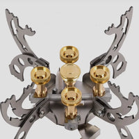 HKM-730259 Portable 5-Burner Folding Camping Stove for Butane and Liquefied Petroleum Gas