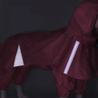 HKM-7303101 Personalized Pet Hooded Raincoat - Casual Blue & Pink Options Available in XL to 5XL