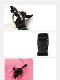 HKM-7303101 Personalized Pet Hooded Raincoat - Casual Blue & Pink Options Available in XL to 5XL