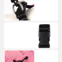 HKM-7303101 Personalized Pet Hooded Raincoat - Casual Blue & Pink Options Available in XL to 5XL