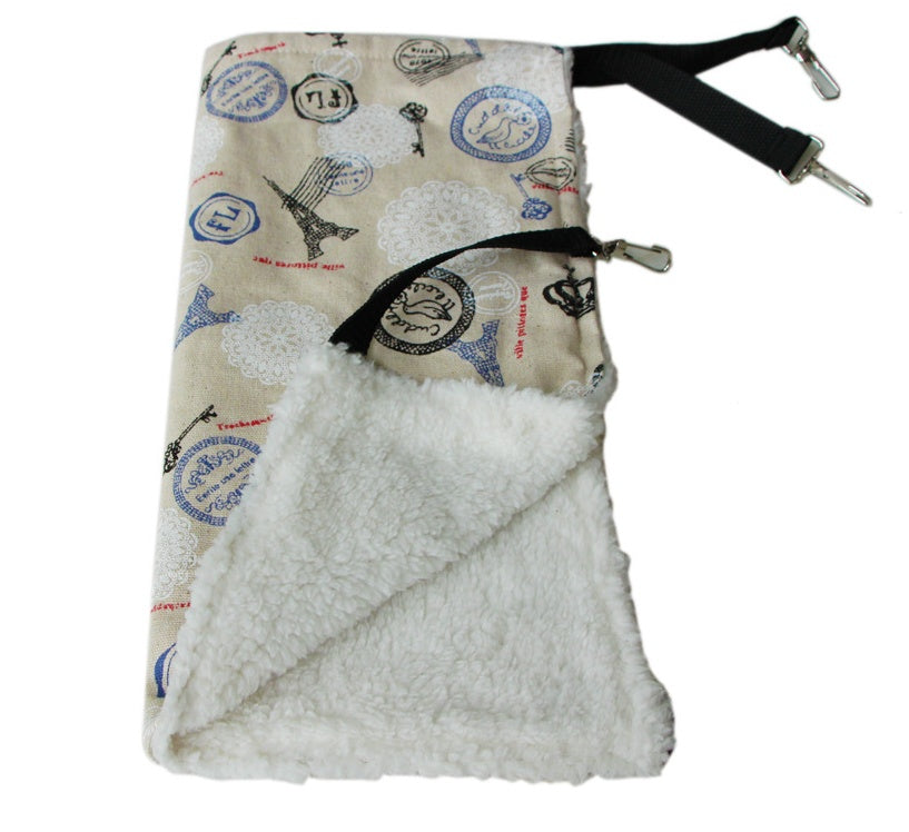HKM-7304125 Cozy Double-Sided Cat Hammock with Cool-Sensing Fabric for Winter Use