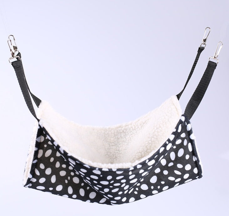 HKM-7304125 Cozy Double-Sided Cat Hammock with Cool-Sensing Fabric for Winter Use