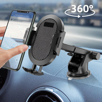 HKM-730451 Universal Auto Lock Car Phone Holder for Air Outlet – Safe Driving, Fits 5CM-8.5CM Devices